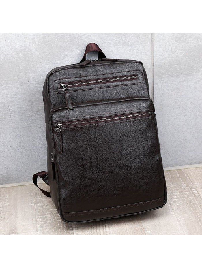 Cross border new men's backpack trend men's Bag Fashion Travel Backpack fashion high capacity computer bag manufacturer