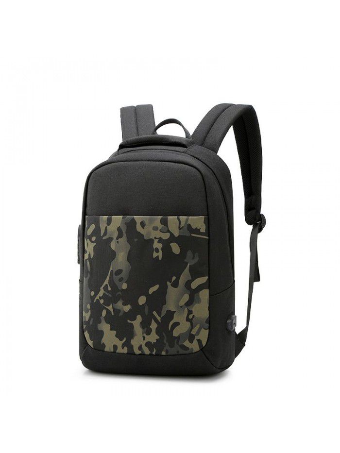 Feisha fashion schoolbag travel anti theft backpack charging men's fashion backpack leisure computer bag