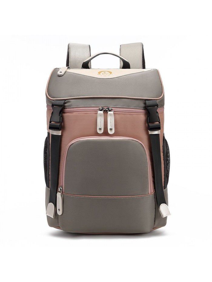 fashionable mummy bag multi function large capacity mother baby bag double shoulder diaper Backpack