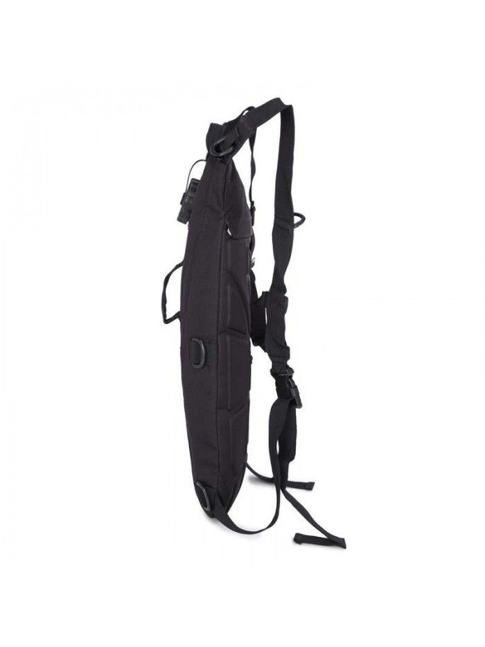 Outdoor camouflage backpack bicycle riding bag outdoor sports field skill water bag backpack front hanging bag field