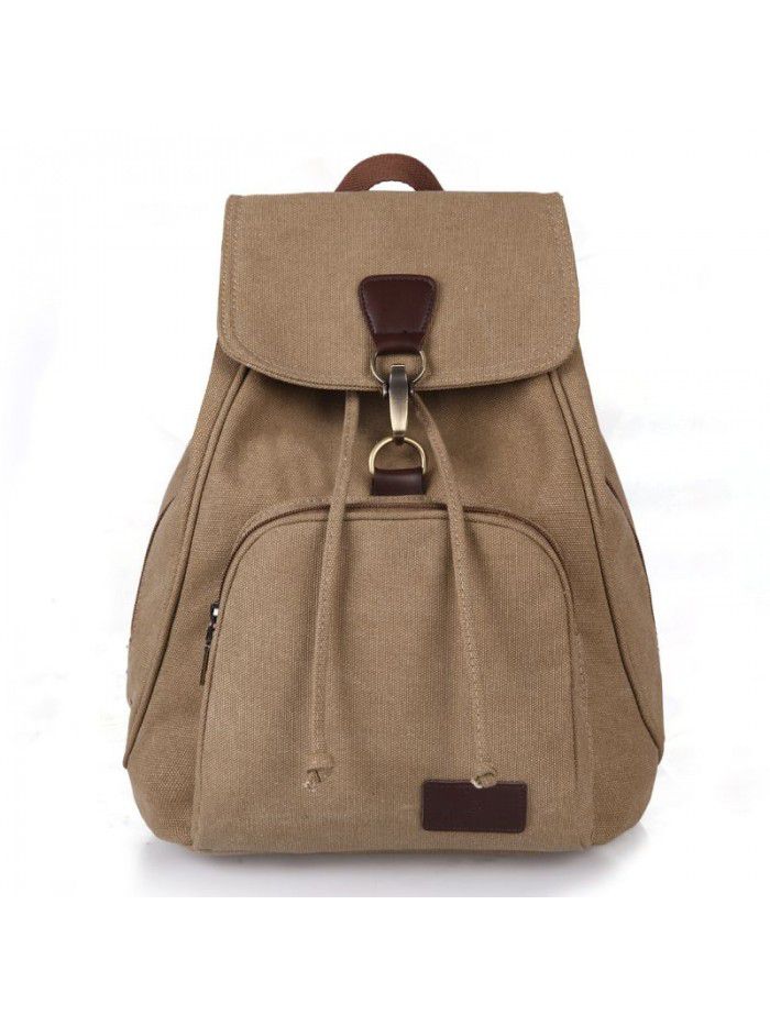 Foreign trade new retro fashion girls outdoor Canvas Backpack schoolbag fashion backpack manufacturer wholesale one on behalf of hair