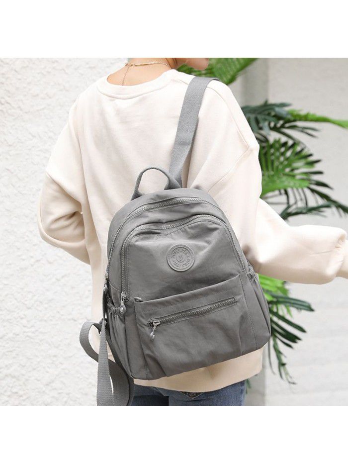 Nylon Oxford Backpack New Korean backpack women's versatile fashion canvas schoolbag Mommy Bag Backpack