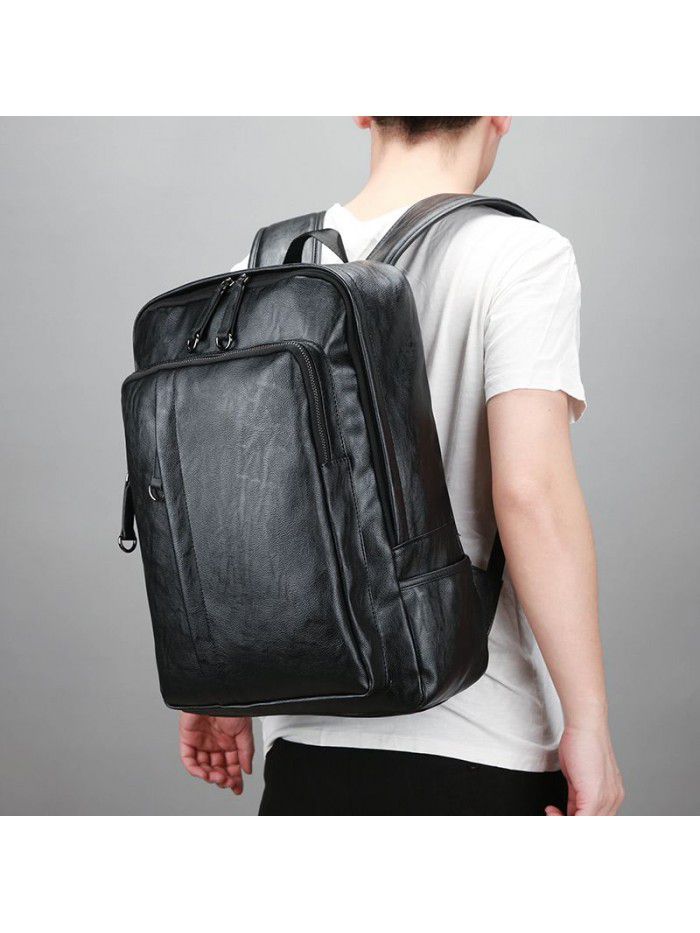 Leisure men's backpack men's backpack Korean Student Book foreskin fashion trend sports travel computer bag trend