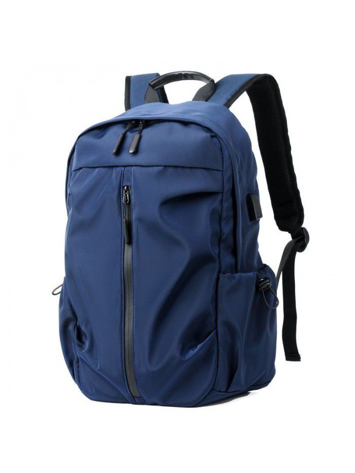 Leisure backpack men's Backpack Travel tide brand Street simple schoolbag fashion trend computer bag travel