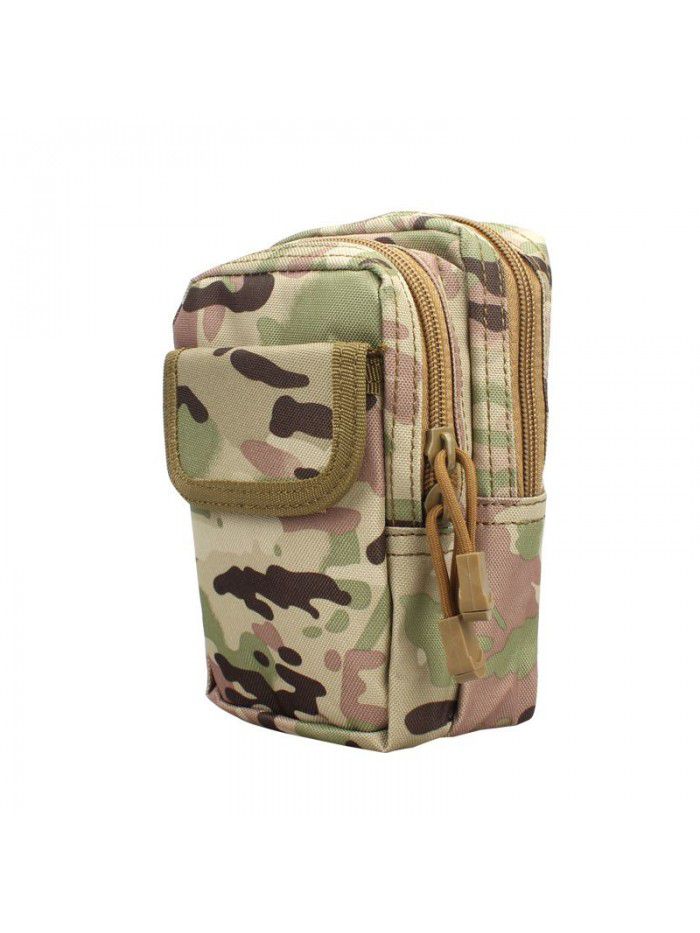 Multifunctional sports thunder bag mountaineering bag travel mobile phone bag camouflage hanging bag tactical belt waist bag