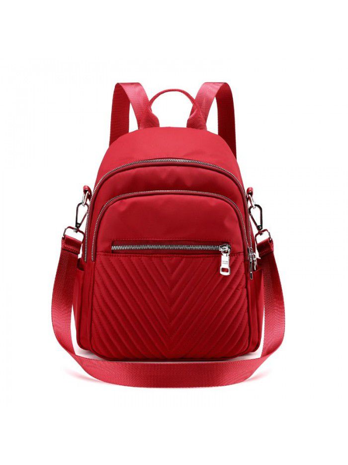 Nylon women's bag 2021 new fashion light backpack large capacity Travel Backpack fashionable women's bag