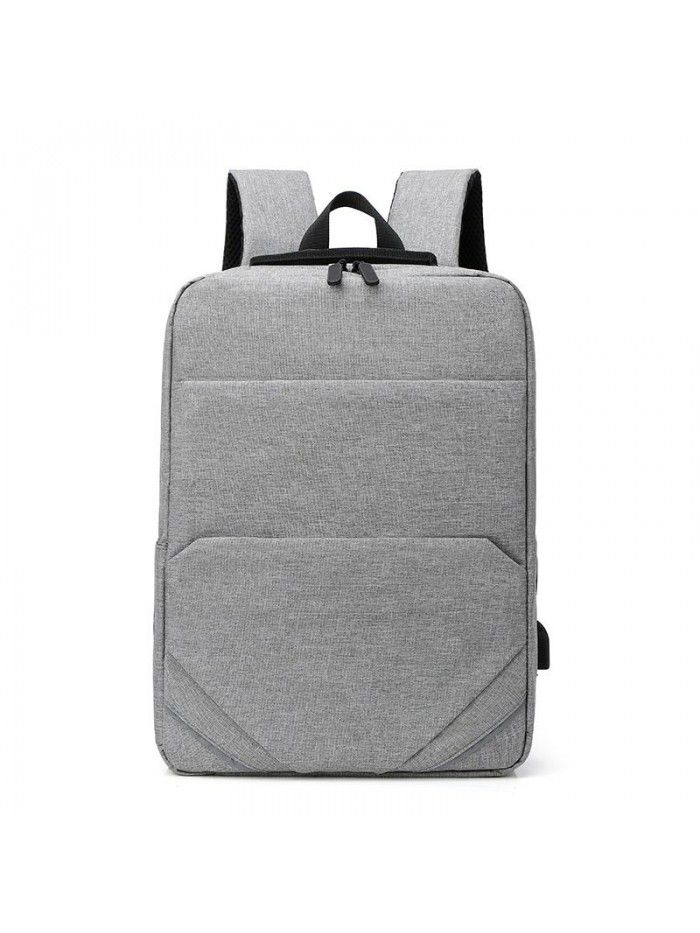 Men's leisure computer bag Korean backpack fashion trend simple backpack high school student schoolbag