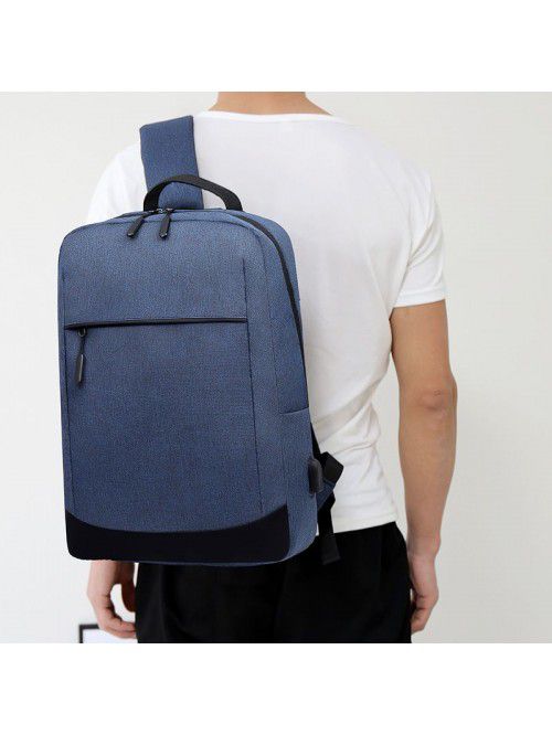  new business commuting fashion men's backpack mag...