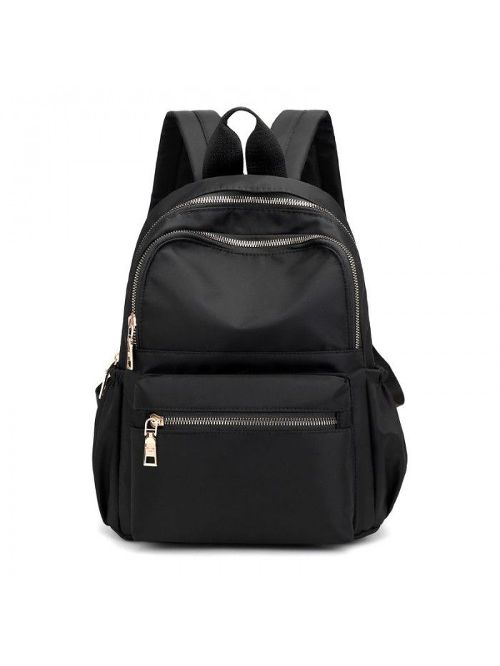 Backpack women's Nylon fashion leisure backpack simple fashion Korean student schoolbag work shopping Backpack