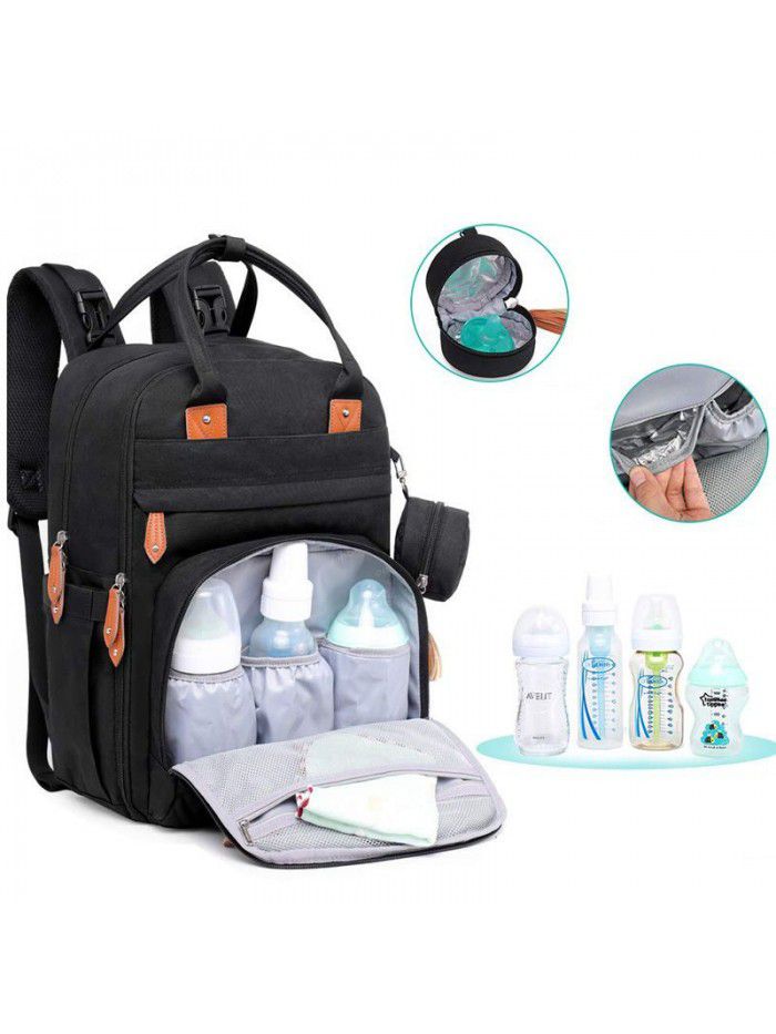 Mummy Bag multi function folding bed middle bed mother baby bag 2020 new large capacity portable double shoulder mummy bag