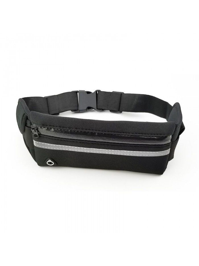 Running waist bag outdoor fitness anti sweat anti theft mobile phone bag men's and women's fashion kettle waist bag elastic fitness bag