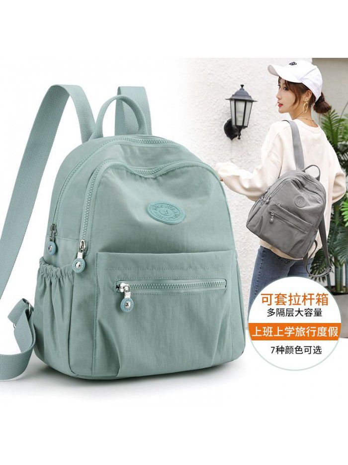 Nylon Oxford Backpack New Korean backpack women's versatile fashion canvas schoolbag Mommy Bag Backpack