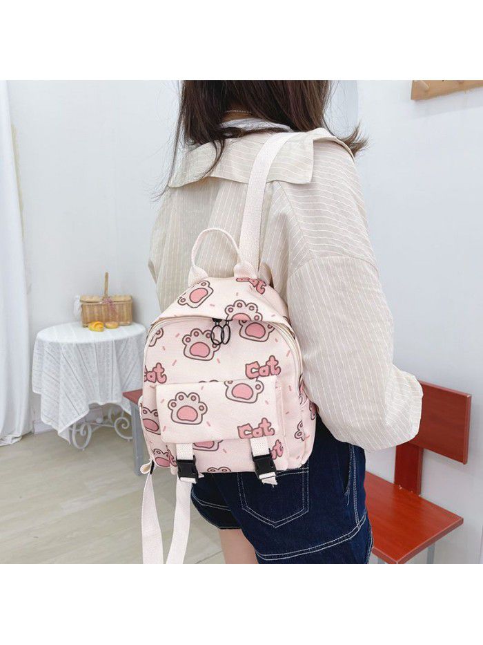 Japan and South Korea boys and girls travel Canvas Backpack children fashion Backpack Light Kindergarten Children schoolbag tide