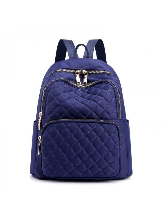 Manufacturers wholesale women's fashion leisure nylon bag light lady backpack trend college students schoolbag Backpack