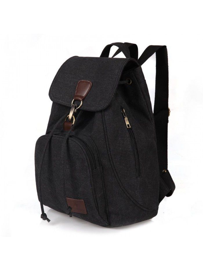 Foreign trade new retro fashion girls outdoor Canvas Backpack schoolbag fashion backpack manufacturer wholesale one on behalf of hair