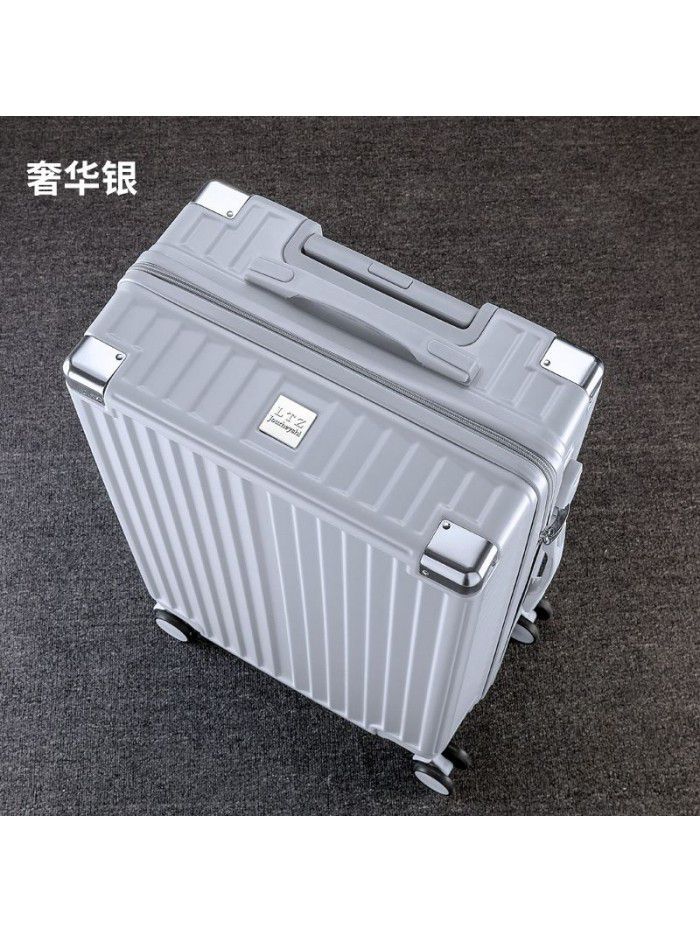 Luggage custom aluminum frame 20 inch universal wheel boarding code suitcase ins net red trolley box for men and women