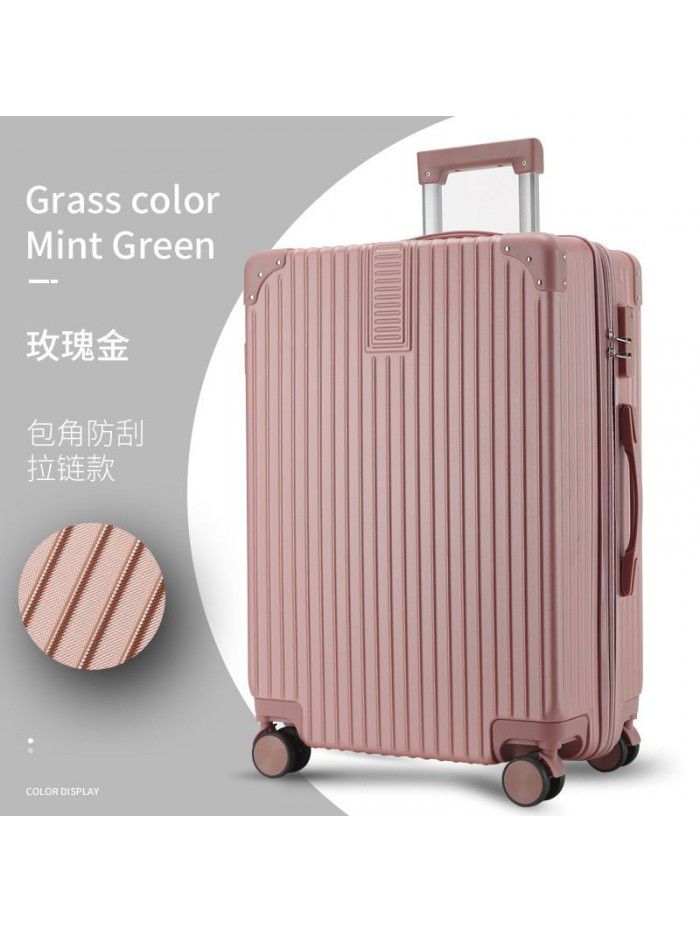 Luggage custom aluminum frame 20 inch universal wheel boarding code suitcase ins net red trolley box for men and women