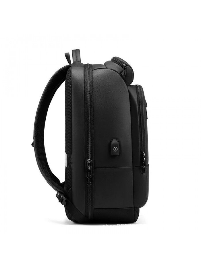 Ogg PVC business men's backpack business travel backpack splash proof large capacity computer backpack customization