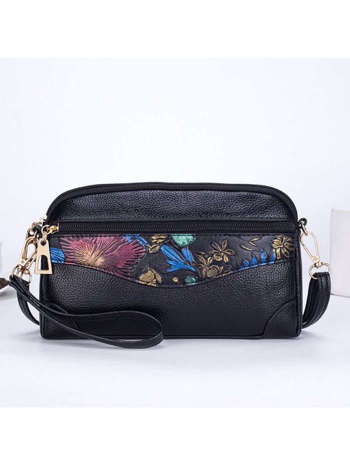  new European and American style versatile single shoulder bag women's simple and fashionable hand holding slant span dual purpose women's bag shell bag
