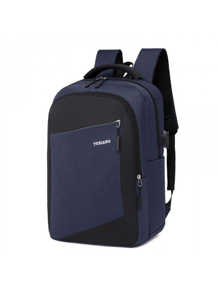  new business bag USB rechargeable schoolbag travel splash proof laptop bag wholesale Backpack