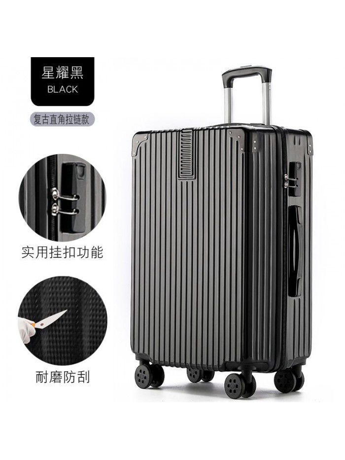 Trolley case universal wheel suitcase net red custom suitcase small female male student 20 inch code leather box 24