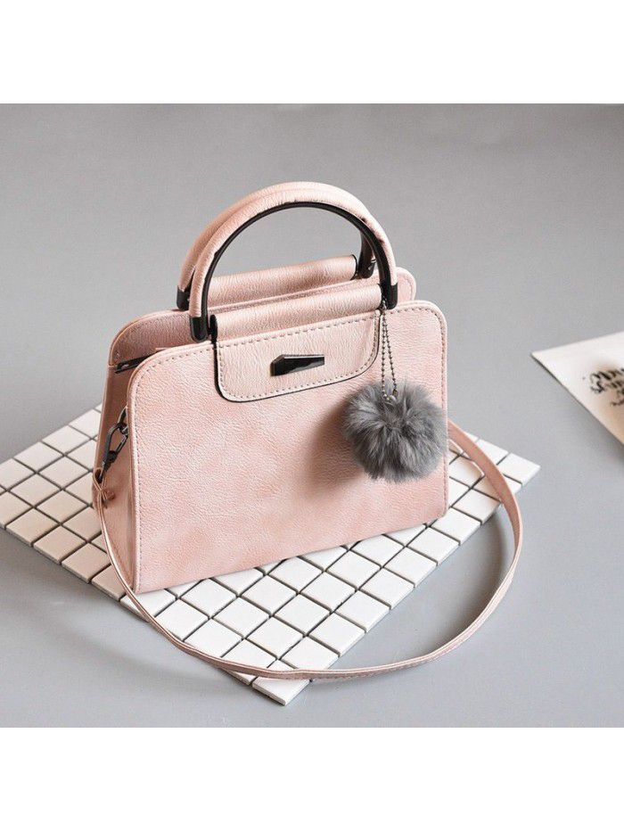 Foreign trade new style handbag single shoulder straddle women's bag retro leisure Women's satchel shaped shell bag spring new style