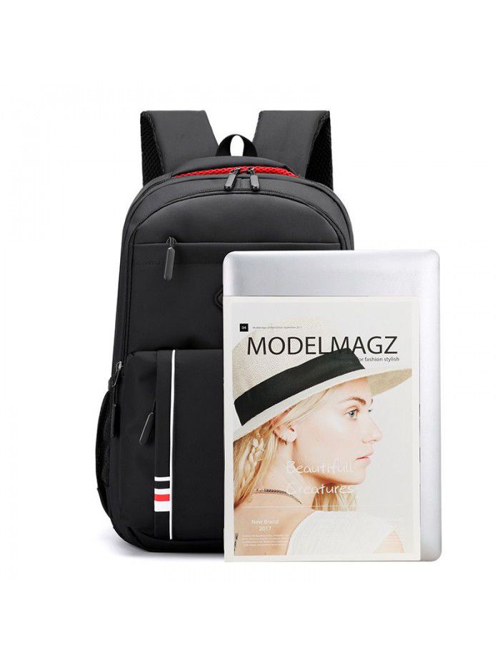 Wholesale backpack 2021 new business computer backpack men's leisure Korean travel bag simple fashion student schoolbag