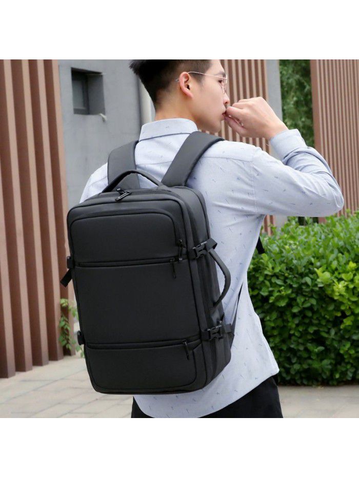 OEM customized new business commuter USB multi-function waterproof student travel men's computer backpack Backpack