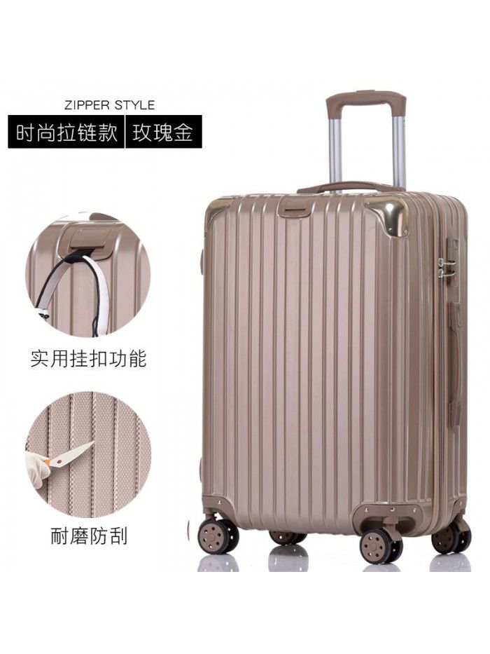 Trolley case universal wheel suitcase net red custom suitcase small female male student 20 inch code leather box 24