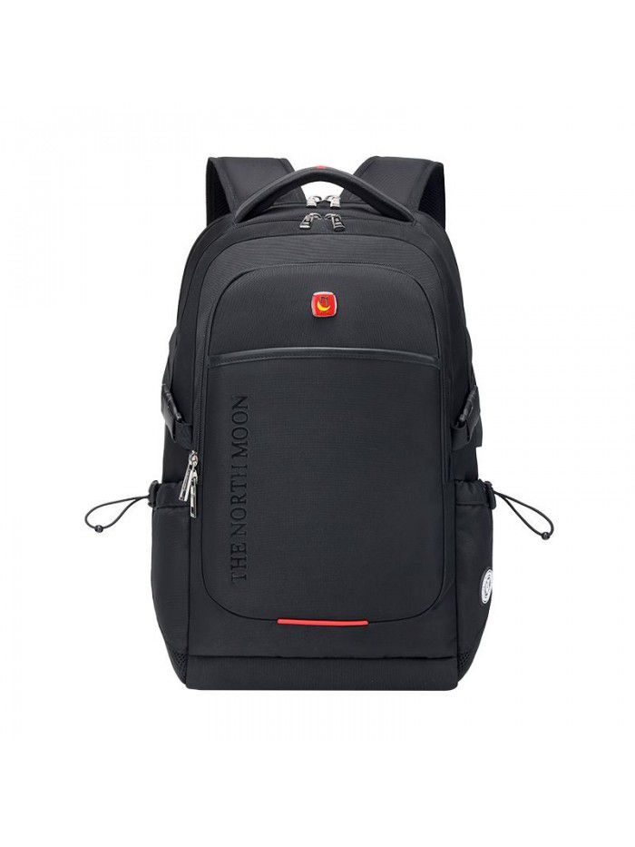 Cross border OEM customized backpack logo large capacity business travel backpack multi function USB charging Backpack