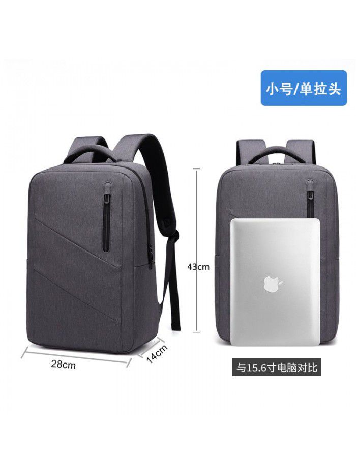 Cross border business backpack 15.6-inch water repellent computer backpack Oxford cloth student schoolbag