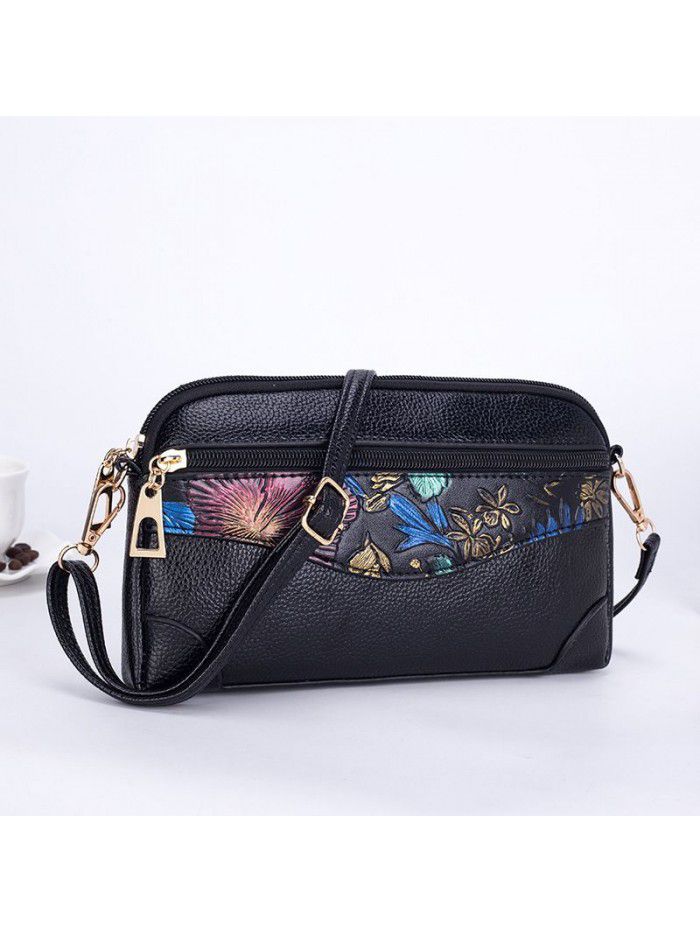  new European and American style versatile single shoulder bag women's simple and fashionable hand holding slant span dual purpose women's bag shell bag