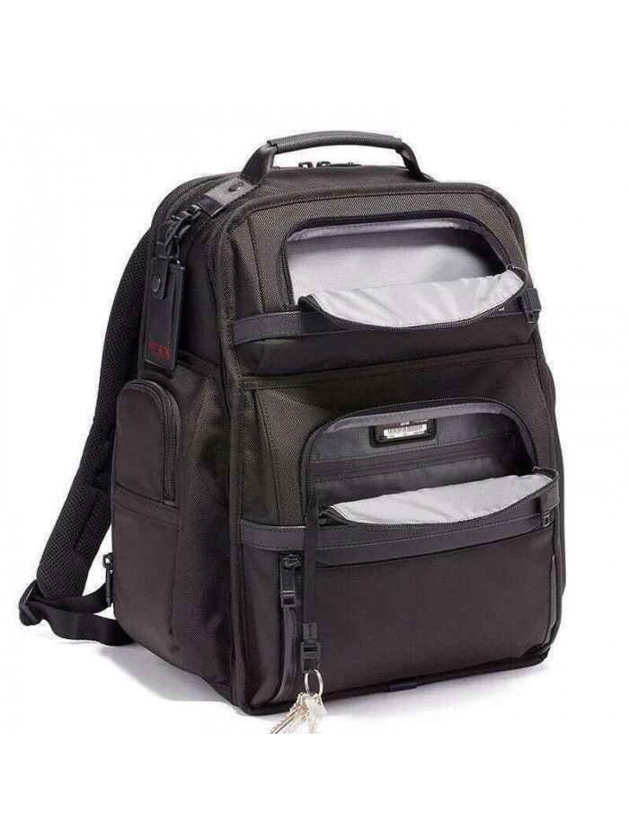 Tumi tumin alpha3 series ballistic nylon men's black business backpack computer bag backpack 578d3