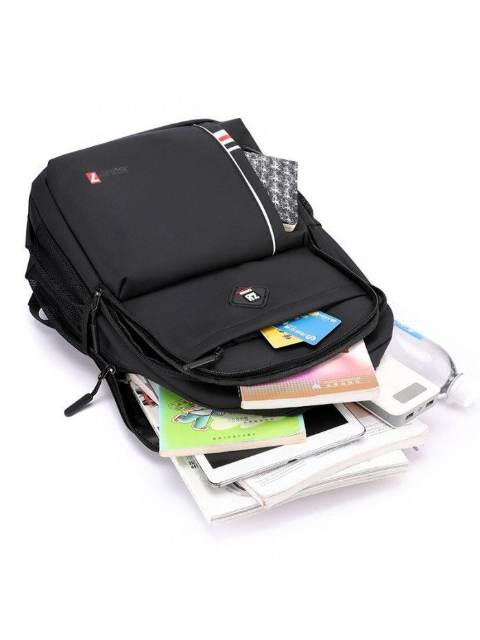 Wholesale backpack 2021 new business computer backpack men's leisure Korean travel bag simple fashion student schoolbag