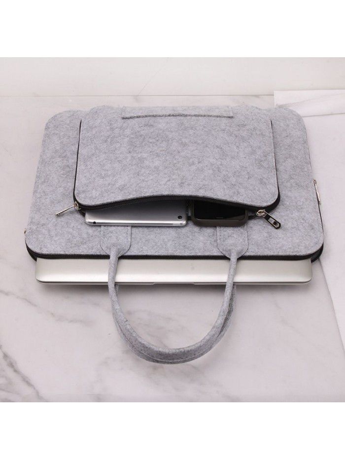 Cross border supply of felt bag portable felt computer bag notebook liner bag customized felt bag