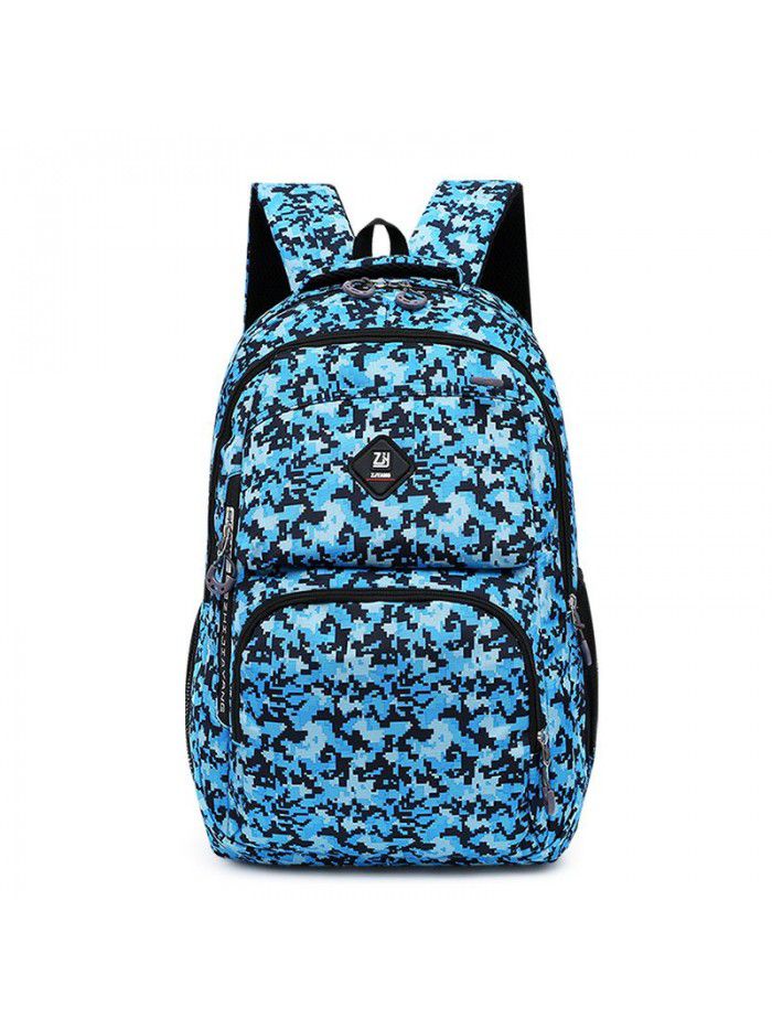 New camouflage backpack large capacity outdoor travel computer backpack boys and girls schoolbag spot wholesale customization