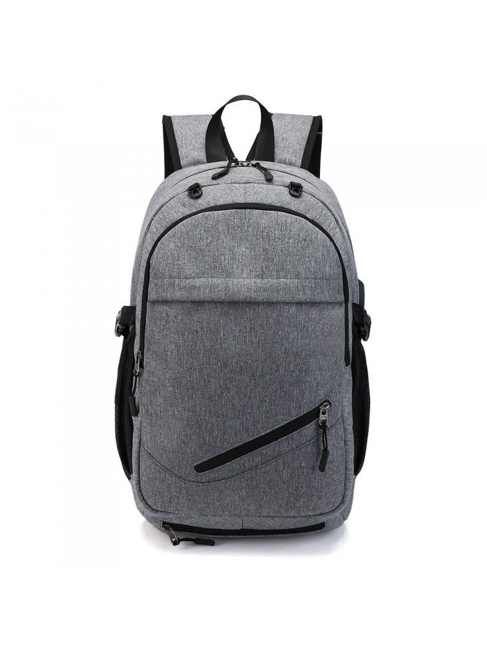 Basketball bag men's backpack USB charging intelligent backpack large capacity water splashing computer student schoolbag