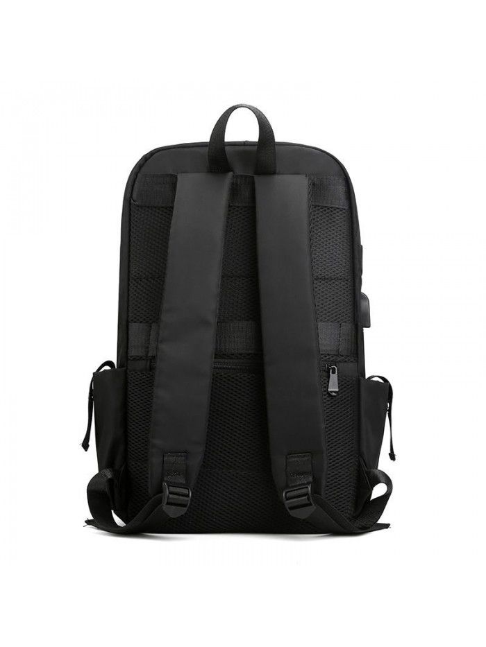  new men's business leisure USB computer backpack campus student schoolbag Korean fashion backpack trend