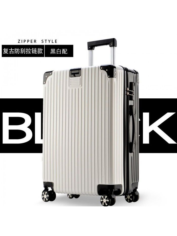 Luggage custom aluminum frame 20 inch universal wheel boarding code suitcase ins net red trolley box for men and women