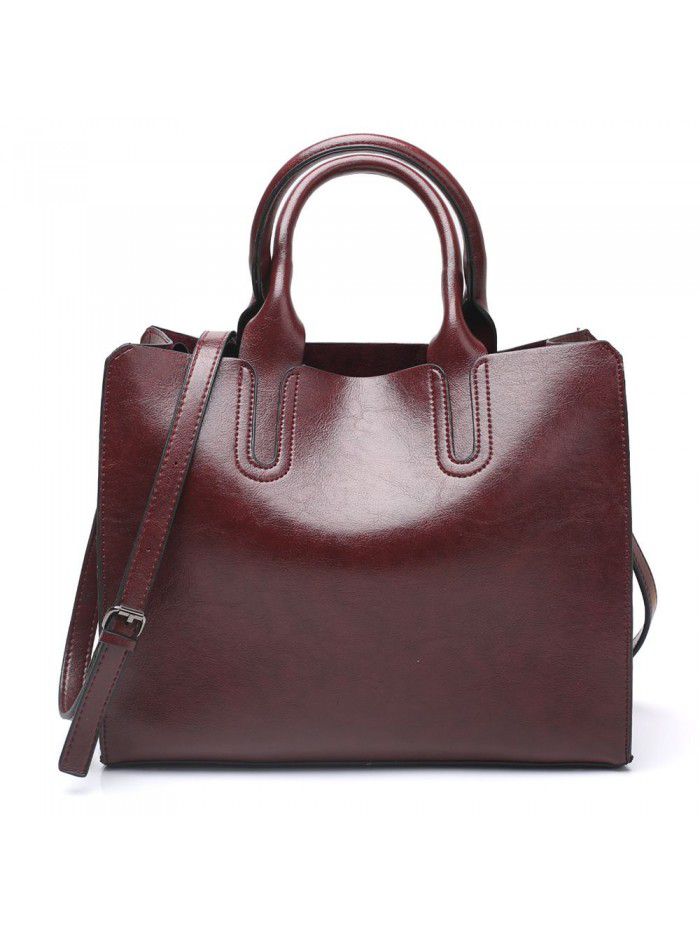 Foreign trade bag women's bag new 2021 women's handbag European and American women's fashion tote bag women's single shoulder bag