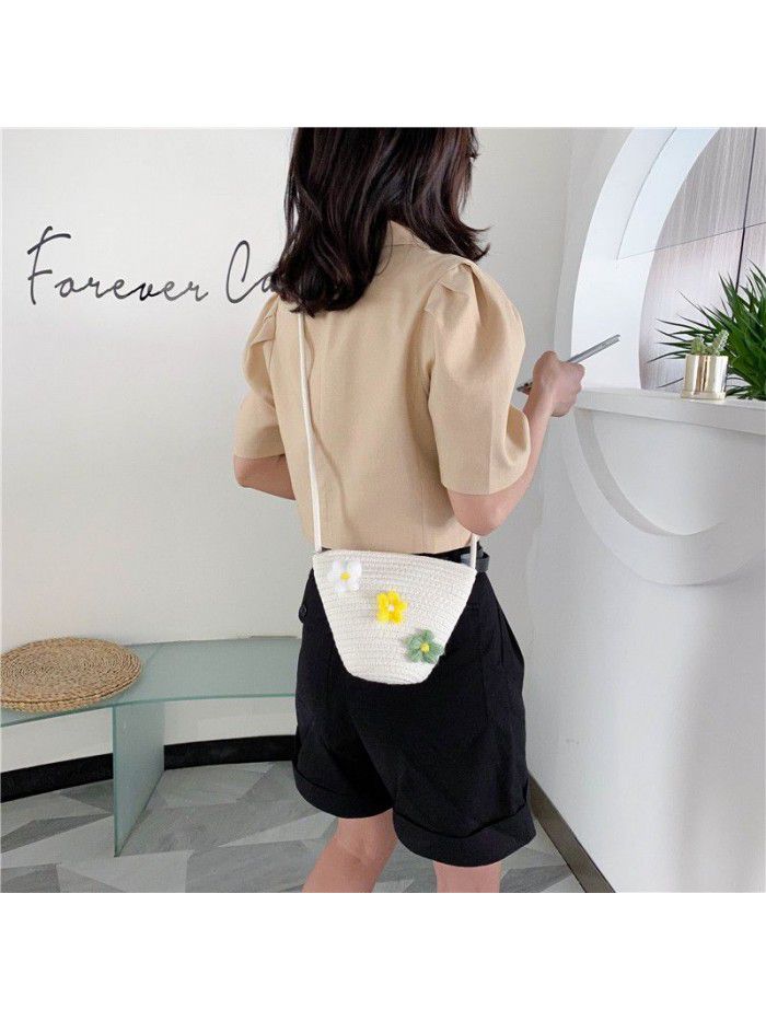 Summer straw bag women's bag 2020 fashion new fashion One Shoulder Messenger Bag versatile lady's handbag