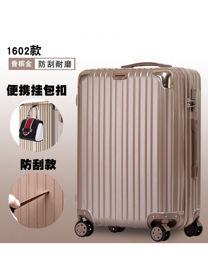 Luggage custom aluminum frame 20 inch universal wheel boarding code suitcase ins net red trolley box for men and women