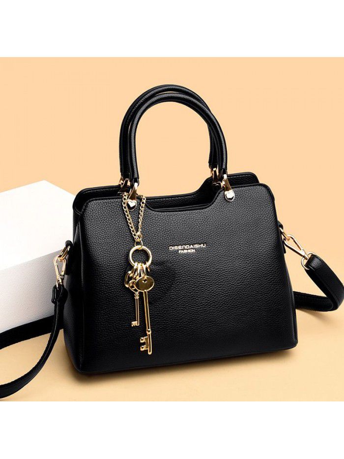 New cross border 2021 women's hand-held bag Korean fashion trend one shoulder bag mother's bag