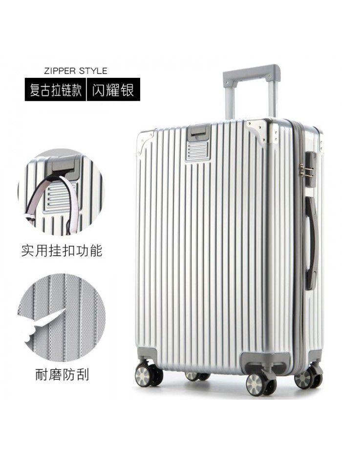 Trolley case universal wheel suitcase net red custom suitcase small female male student 20 inch code leather box 24