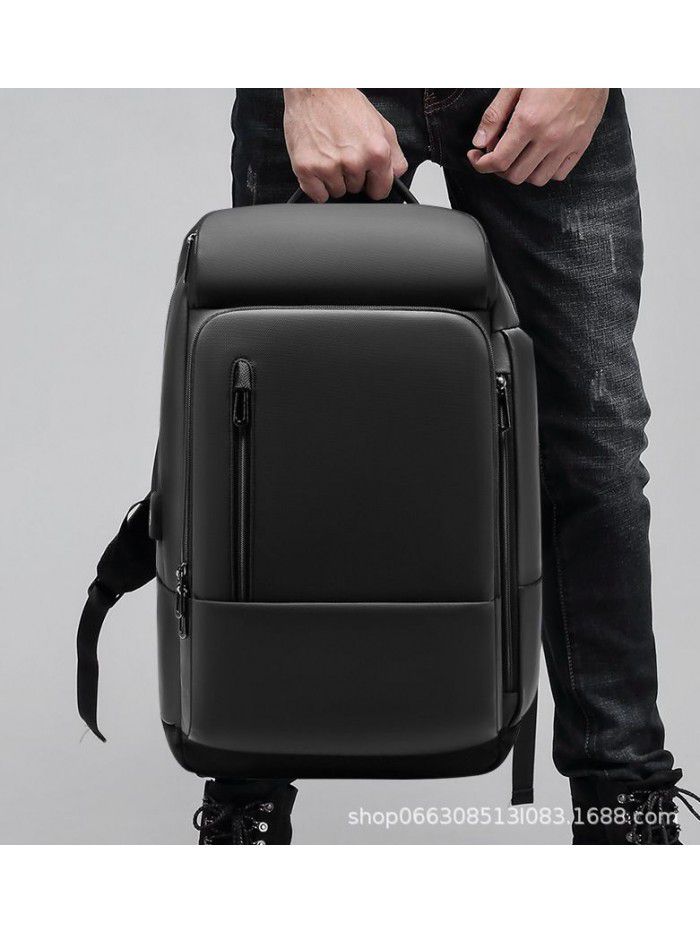 Ogg PVC business men's backpack business travel backpack splash proof large capacity computer backpack customization