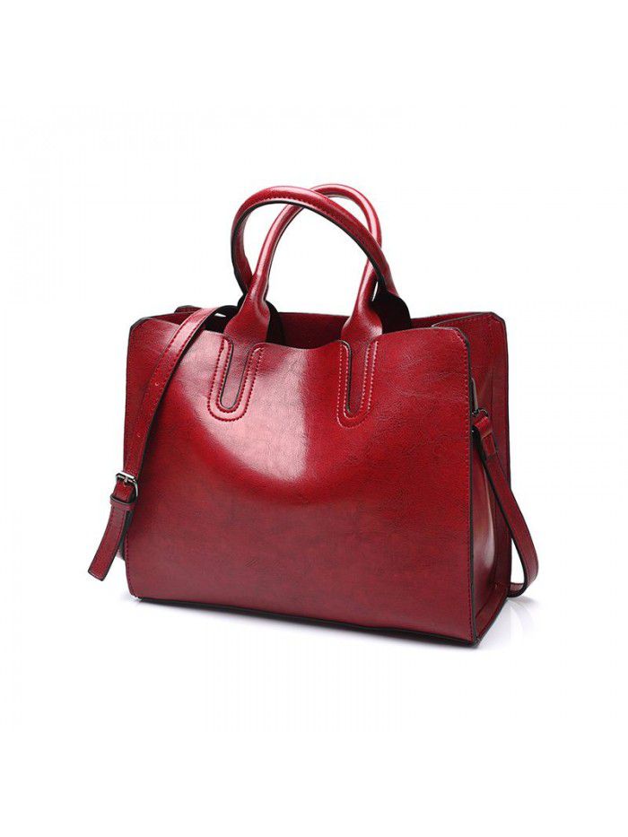 Foreign trade bag women's bag new 2021 women's handbag European and American women's fashion tote bag women's single shoulder bag