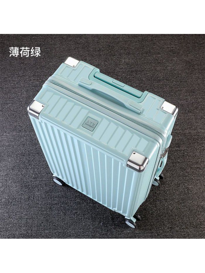 Luggage custom aluminum frame 20 inch universal wheel boarding code suitcase ins net red trolley box for men and women