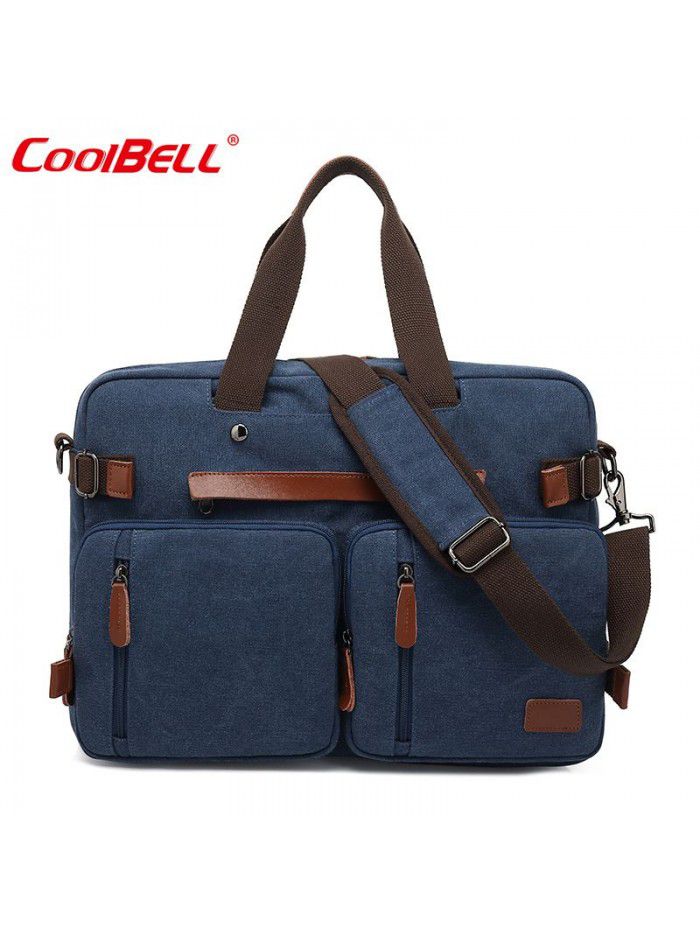 Factory direct cross border backpack men's and women's business backpack slant across handbag computer bag spot wholesale