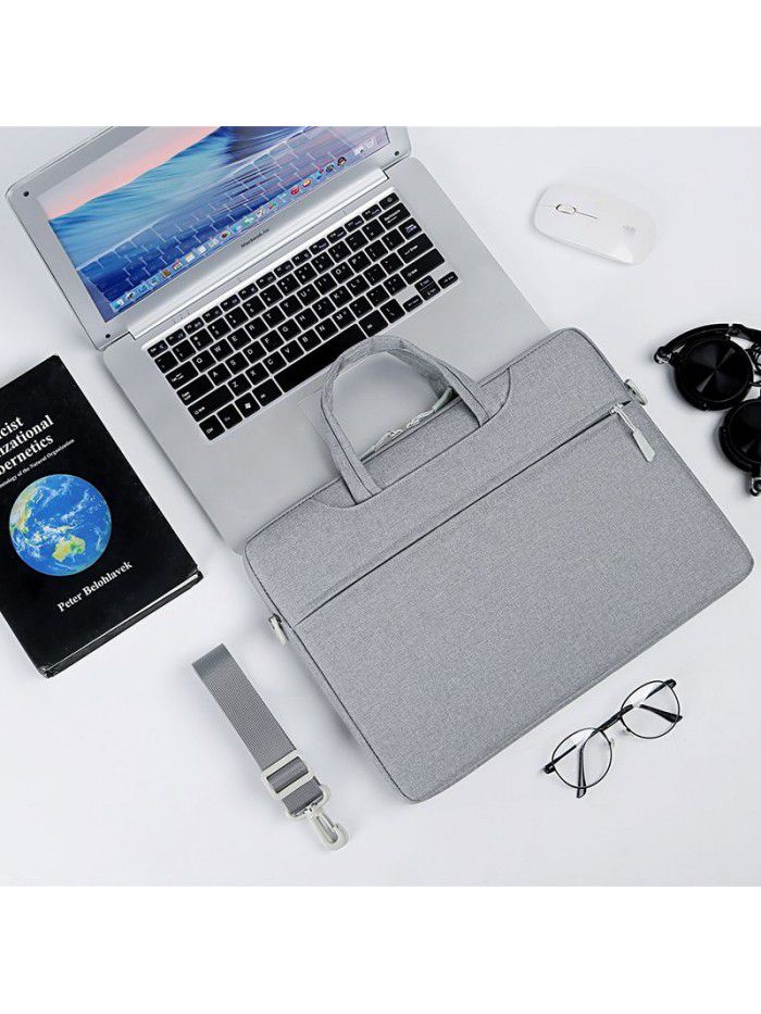 Cute portable tablet computer bag Single Shoulder Messenger women's leisure bag 14 inch notebook handbag customized wholesale