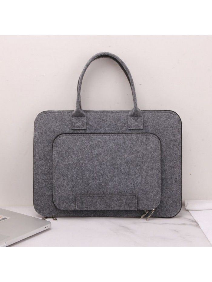 Cross border supply of felt bag portable felt computer bag notebook liner bag customized felt bag